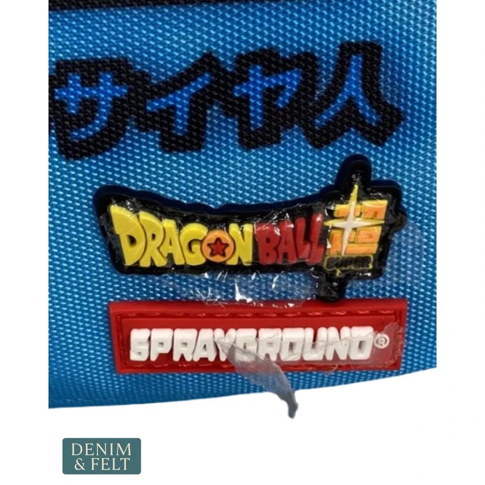 NEW Sprayground Dragon Ball Z Super Saiyan Blue Goku Vegeta Backpack Anime